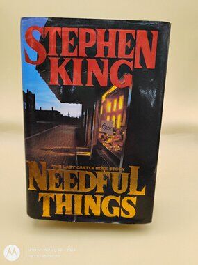 Needful Things The Last Castlerock Story Stephen King hardcover dust jacket 1991